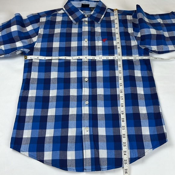 Wrangler Boys XL 14/16 Two Button Up Long Sleeve Striped Shirts - Picture 5 of 9